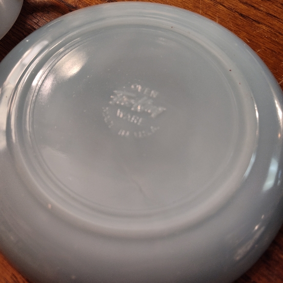 Fire King azurite cup and saucer vintage 1950s - Picture 3 of 3